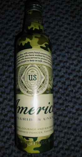 Budweiser aluminium flasche - aluminium,