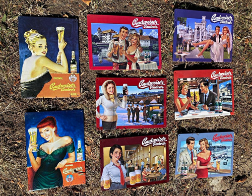 Große sammlung von budweiser - sammlung,