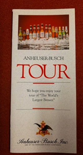 Anheuser busch tour - anheuser-busch, brochure