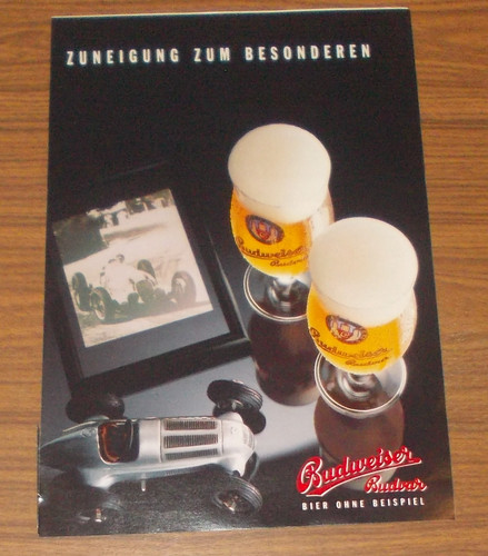 Seltene werbung budweiser bier - budweiser,