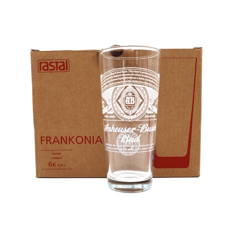 Anheuser busch bud bierglas - anheuser-busch,
