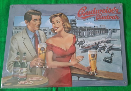 Budweiser werbeschild - budweiser,