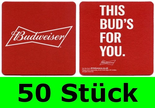 Stück bierdeckel budweiser - stück,