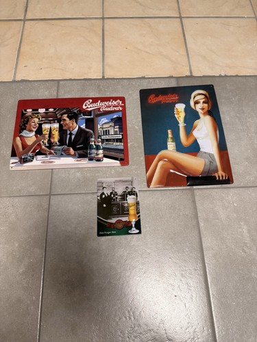 Budweiser blechschild retro - budweiser,