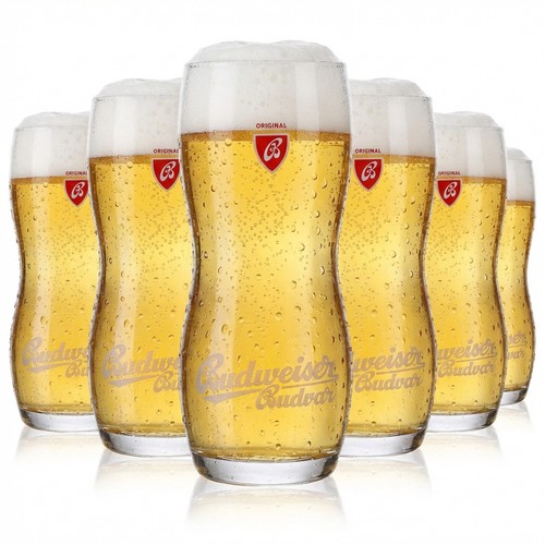 Budweiser bier glas 3l - glas, 0,3l
