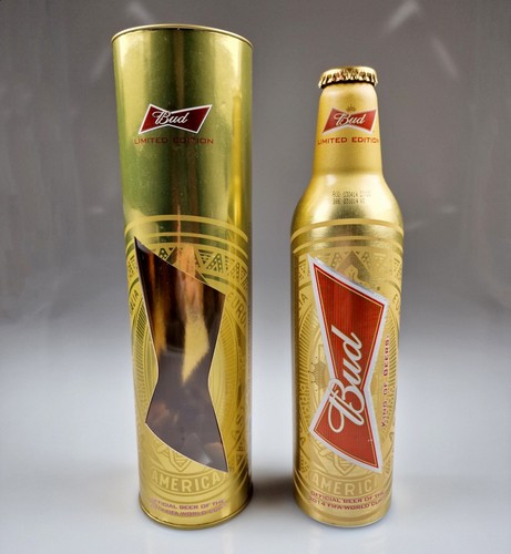 Budweiser gold aluflasche - gold,