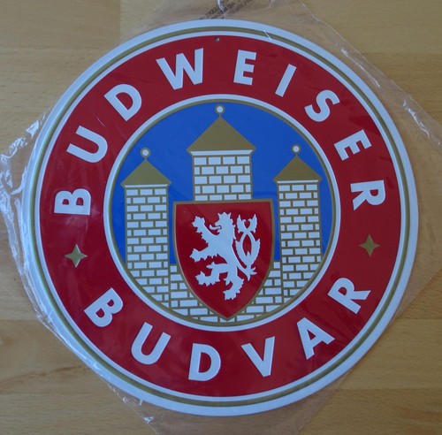 Blechschild budweiser budvar - blechschild,