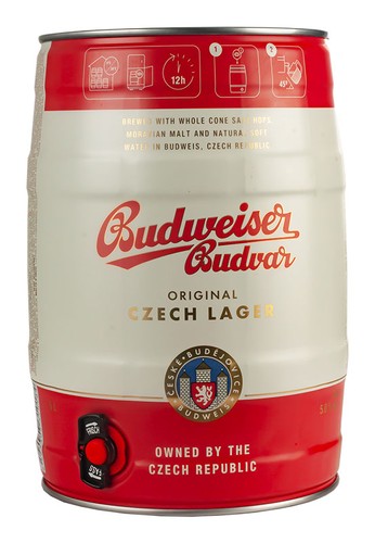 Budweiser budvar vol 5 0l - budweiser,