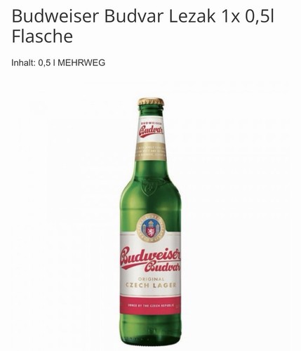 Budweiser budvar original x - original, 20