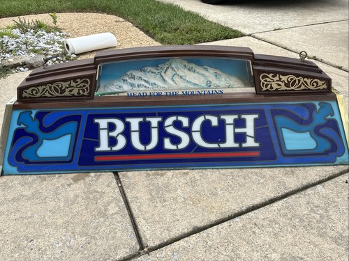 Vintage busch beer - vintage, pool